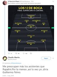 Exequiel zeballos, diego gonzález, alan varela, agustín obando; Un Exarbitro Desato La Polemica Con Un Tuit Antes De La Final Boca Rosario Central Futbol La Voz Del Interior