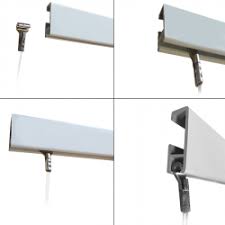 Strong and reliable perfect for discreet picture hanging. Clip Rail Hanging Systems Picture Hanging Company
