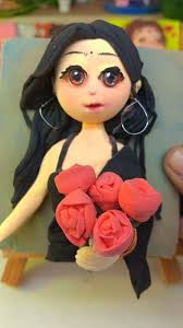 2 Cute clay doll making for couples . . . . . . . #art #diy #clay #clayart  #howto #howtomake #love #aesthetic #handmade #dolls #teddy #couples  #claydoll