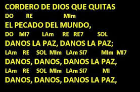 1661 Cantos Para Misa Cordero De Dios 7 Letra Y Acordes Autor Alejandro Mejia Youtube Cordero De Dios Letras Y Acordes Letras