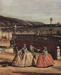 Shewhoworshipscarlin Painting 18th Century Costume Art