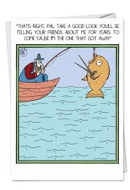 Check spelling or type a new query. Fish With Scissors Cartoons Birthday Father Paper Card