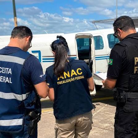 Ação internacional coordenada pela ANAC mobilizou órgãos de segurança em 26  cidades brasileiras e reforçou o combate a irregularidades na aviação  geral. Nem toda fiscalização da aviação acontece após um acidente ou