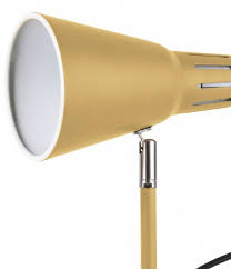 Vintage yellow luxo portable desk lamp with base vintage mustard yellow luxo desk lamp the best mustard color and the fun, glamorous design is what actually makes this table lamp stand out. Leitmotiv Tischlampe Table Lamp Mini Cone Iron Mustard Yellow Lm1971ye The Little Green Bag