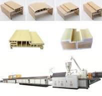 WPC Wood Plastic Composite Door Frame Making Machine PVC Door Profile  Manufacturing Extruder Line