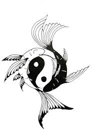 Black And White Koi Tattoo Yin Yang And The Fish By Wearemarshal On Deviantart Yin Yang Tattoos Ying Yang Tattoo Koi Fish Tattoo