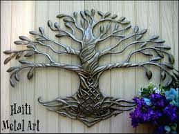 Metal Art Tree Metal Tree Metal Wall Art Tree Wall Etsy Outdoor Metal Art Metal Tree Wall Art Metal Art Decor