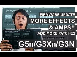 Zoom G3xn G5n G3n Firmware Update Add More Effects Patches Tutorial Video Youtube