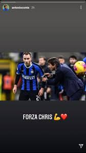 Christian eriksen in an instagram post as seen in january 2018 (christian eriksen / instagram). Le1nygo4u7ujom