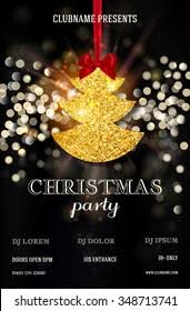 Holiday dinner parties and christmas dinner parties can be very memorable. Christmas Party Dinner Invitation Poster Flyer Stock Vector Royalty Free 348713741
