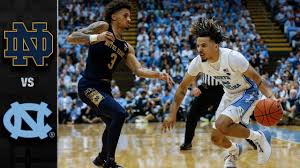 notre dame vs north carolina basketball highlights 2019 20