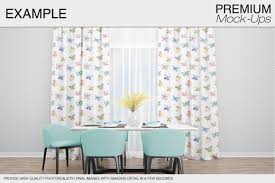 Curtains Mockup Mockup Curtains Design