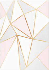 Pink Gray Gold Geo Canvas Print Zazzle Com Geometric Wall Paint Bedroom Wall Designs Gold Geometric