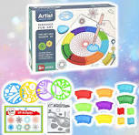 Creative Art Kit Spirograph Original Drawing Set - 30+ Piece Kit With Pens,  Paper & Storage Tray Original Spirograph Kit