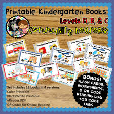 (just hit the down key to change slides.) view the slideshow on slideshare. Printable Leveled Books Kinder Community Helpers Levels A B C Bundle