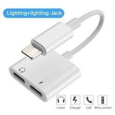 Iphone Dual Lighting Earphone Audio 2 In 1 Splitter Accessory Ephoneplus