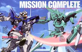 Mobile Suit Gundam 00 Gn 001 Gundam Exia Vs Aeu 09 Aeu Enact Mobile Suit Gundam 00 Gundam 00 Gundam