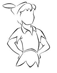 Peter Pan By Kezzamin Deviantart Com On Deviantart Disney Minimalist Peter Pan Silhouette Peter Pan Drawing