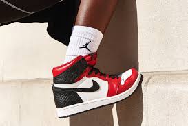 But, for nearly ten years, the style sat dormant as nike and jordan moved on to other designs. Premium Textures Adorn The Exclusive Women S Air Jordan 1 Retro High Satin Red The Fresh Press By Finish Line