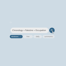 As with any online experience, parents and teachers should monitor what students are viewing and assist them in learning to choose the best resource for their need. New Online Database The Palestine Chronology Institute For Palestine Studies