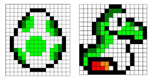 Instant Download Super Mario Baby Yoshi And Yoshi By Artofganenek 2 99 Perler Patterns Crochet Rug Patterns Perler Beads