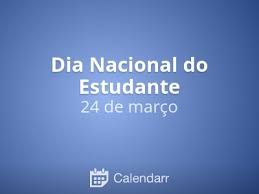 Pedro i assinou um decreto que instituía a criação dos primeiros cursos cem anos depois, o dia do estudante começou a ser celebrado nessa data. Dia Nacional Do Estudante 24 De Marco Calendarr