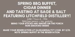 Spring BBQ Buffet, Tasting & Cigar Dinner