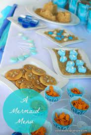 I'm the first to admit this is where , in the past , i've given it little to no thought. Mermaid Party Food Ideas