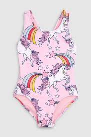Rozowe Z Jednorozcem Kostium Kapielowy 3 16 Lat Unicorn Swimsuit Swimming Costumes For Girls Kids Winter Fashion