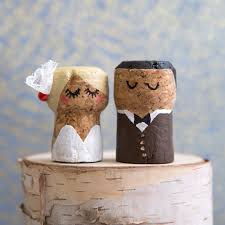 Here are more favorite idea for using your spare wine corks. You Have To See These Diy Painted Champagne Cork Bride Groom