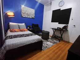 Shoving your bed against a wall only creates the for this guest room makeover, the design team at decorist pulled the bed away from the window. A Modern Makeover For A Small Bedroom With A P25 000 Budget