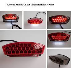 Led Motorcycle Rear Stop Brake Tail Lights License Plate Lights Tail Light Light License Plate