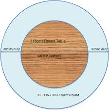 Dining room size and table dimensions for 4 people 1. 36 Circular Dining Table Size For 6 Quality Teak