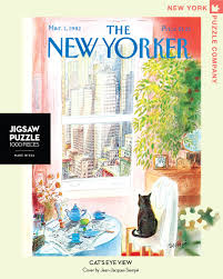 Contains 1000 pieces puzzle and a poster. Nypc 1000 Pc Puzzle Cat S Eye View Bobangles