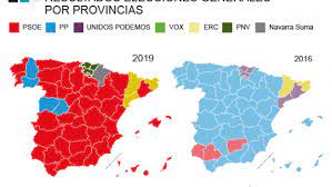 Jun 13, 2021 · un 46,93 por ciento de los militantes del psoe de andalucía han ejercido el derecho al voto hasta las 14.00 horas en las primarias para elegir al candidato a la presidencia de la junta, aunque. Resultados Elecciones Generales Mapa Por Provincia Y Comunidad Autonoma