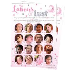 Baby Shower Game Lust or Labour in Pink Moon and Stars Theme 10 - 40  Players - Etsy