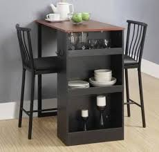Two Person Kitchen Table Counter Height Pub Table Small Dining Tiny House Interior