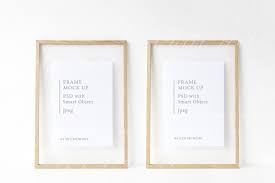 Double Frame Mockup Psd File Frame Mockups Frame Double Frame