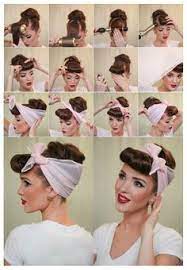 Step By Step Bumper Bangs Rockabilly Hair Vintage Hairstyles Tutorial Retro Hairstyles