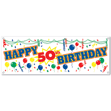 This is a handmade listing. Case Of 12 Beistle Happy 50th Birthday Sign Banner Signs And Banners