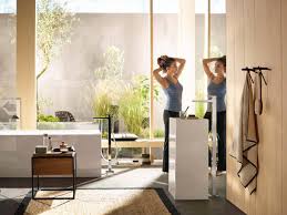 Natural and instant rustic bathroom Modern Bathrooms Find Your Bathroom Style Here Hansgrohe Int