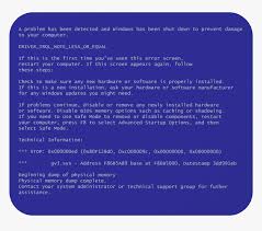 Blue screen in xp style: Windows Xp 7 Blue Screen Of Death Mousepad Class Problem Has Been Detected And Windows Has Been Shutdown Hd Png Download Kindpng