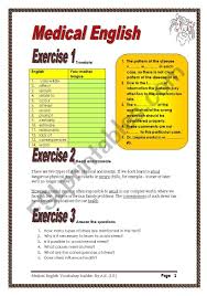 Vocabulary builder activity networks answer key. 5 Pages 12 Exercises Medical English Vocabulary Builder Esl Worksheet By Allakoalla