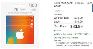 We did not find results for: Costco Itunes Cards Sale 21 Off 100 Multipacks In Time For Black Friday Iphone In Canada Blog
