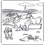 200 x 267 jpg pixel. Kleurplaten Paarden Kleurplaten Dieren