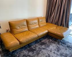 We were a little weary buying online site unseen, but the couch is exactly as you described and at a much better price and higher quality than restoration hardware. Lucano 10ft Italian Leather Sofa To Let Go Furniture Home Living Furniture Sofas On Carousell
