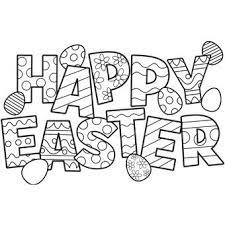 Happy Easter Eggs Coloring Easter Eggs Easter Colouring Easter Coloring Pages