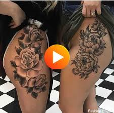 Rose Tattoo On The Side Legs By Christianbuckingham Thightattooideas Christianbuckingham Hip Tattoos Women Hip Thigh Tattoos Rose Tattoo On Side