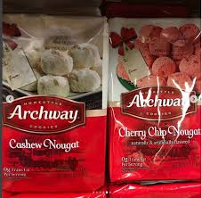 Just put some nougat between two cookies and press them gently together. Archway Cashew Nougat And Cherry Chip Nougat Christmas Cookies Chips Snacks Snack Recipes