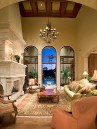 Mediterranean Living Room Tuscan Home Interiors Design Pictures Remodel Decor And Ideas Page 4 Tuscan House Mediterranean Living Rooms Custom Home Plans